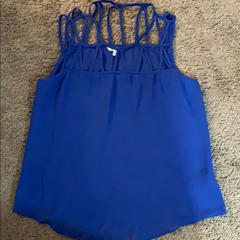 Blue tank